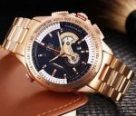 Wholesale and Retail Clone Tag Heuer Carrera Calibre 36 Watch Rose Gold Chronograph